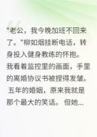 妻子背着我养小白脸，我毁了她