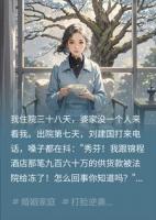 住院38天老公零探望，我反手冻结他960万