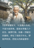 百岁寿宴，全村逼我上山