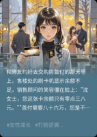 刷卡买房只剩三毛八，亲妈偷百万首付，我直接***全家