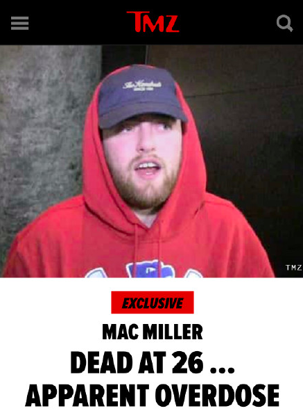 mac miller去世原因是什么 mac miller是谁及个人资料